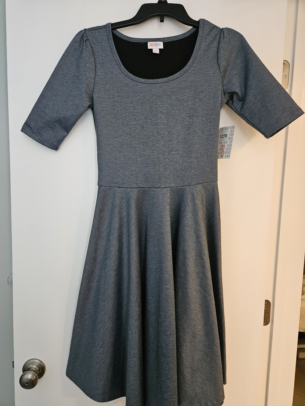 LuLaRoe Nicole Jaquard Dress, NWT